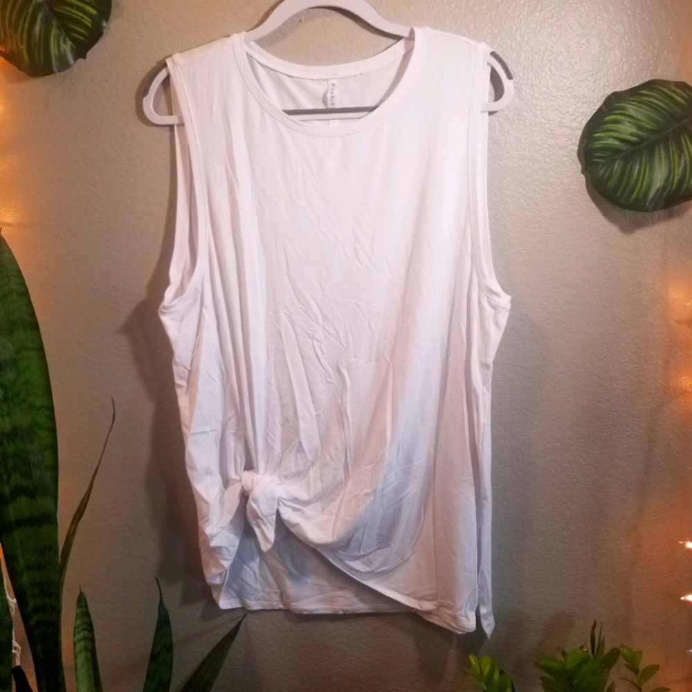 Fabletics White Tank Top